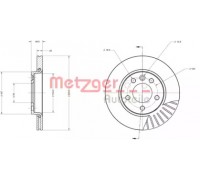 Тормозной диск METZGER 6110096 6110096 METZGER - купить в магазине запчастей по Украине