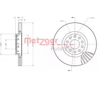 Тормозной диск METZGER 6110100 6110100 METZGER - купить в магазине запчастей по Украине