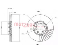 Тормозной диск METZGER 6110314 6110314 METZGER - купить в магазине запчастей по Украине