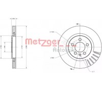 Тормозной диск METZGER 6110385 6110385 METZGER - купить в магазине запчастей по Украине
