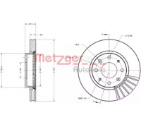Тормозной диск METZGER 6110467 6110467 METZGER - купить в магазине запчастей по Украине