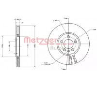 Тормозной диск METZGER 6110483 6110483 METZGER - купить в магазине запчастей по Украине