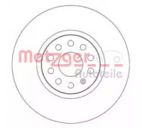 Тормозной диск METZGER 6110486 6110486 METZGER - купить в магазине запчастей по Украине