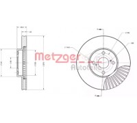 Тормозной диск METZGER 6110548 6110548 METZGER - купить в магазине запчастей по Украине