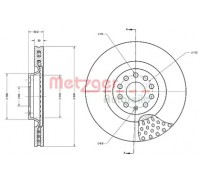 Тормозной диск METZGER 6110715 6110715 METZGER - купить в магазине запчастей по Украине