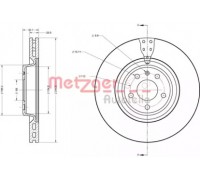 Тормозной диск METZGER 6110717 6110717 METZGER - купить в магазине запчастей по Украине