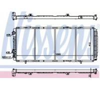 Радиатор, охлаждение двигателя NISSENS 61393 61393 NISSENS - купить в магазине запчастей по Украине