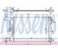 616903 NISSENS - купить в магазине запчастей по Украине