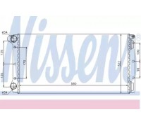 Радиатор, охлаждение двигателя NISSENS 61692 61692 NISSENS - купить в магазине запчастей по Украине