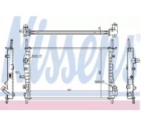 Радиатор, охлаждение двигателя NISSENS 62023A 62023A NISSENS - купить в магазине запчастей по Украине