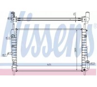 Радиатор, охлаждение двигателя NISSENS 62025A 62025A NISSENS - купить в магазине запчастей по Украине