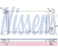 Радиатор, охлаждение двигателя NISSENS 62177 62177 NISSENS - купити в магазині запчастин по Україні