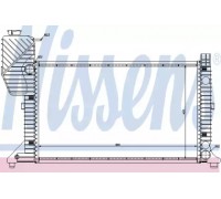 Радиатор, охлаждение двигателя NISSENS 62664A 62664A NISSENS - купить в магазине запчастей по Украине
