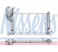 Радиатор, охлаждение двигателя NISSENS 62685A 62685A NISSENS - купить в магазине запчастей по Украине