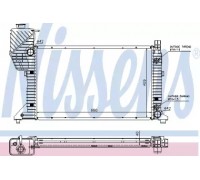 Радиатор, охлаждение двигателя NISSENS 62686A 62686A NISSENS - купить в магазине запчастей по Украине
