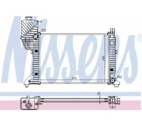 Радиатор, охлаждение двигателя NISSENS 62687A 62687A NISSENS - купить в магазине запчастей по Украине