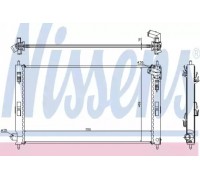 Радиатор, охлаждение двигателя NISSENS 628952 628952 NISSENS - купить в магазине запчастей по Украине