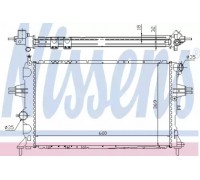 Радиатор, охлаждение двигателя NISSENS 63006A 63006A NISSENS - купить в магазине запчастей по Украине