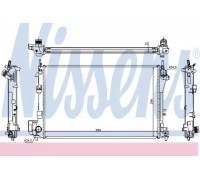 Радиатор, охлаждение двигателя NISSENS 63022A 63022A NISSENS - купить в магазине запчастей по Украине