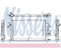 Радиатор, охлаждение двигателя NISSENS 63029A 63029A NISSENS - купить в магазине запчастей по Украине