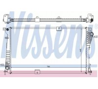 Радиатор, охлаждение двигателя NISSENS 630709 630709 NISSENS - купить в магазине запчастей по Украине