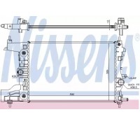 Радиатор, охлаждение двигателя NISSENS 630729 630729 NISSENS - купить в магазине запчастей по Украине
