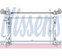 Радиатор, охлаждение двигателя NISSENS 630732 630732 NISSENS - купить в магазине запчастей по Украине