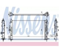 Радиатор, охлаждение двигателя NISSENS 630762 630762 NISSENS - купить в магазине запчастей по Украине