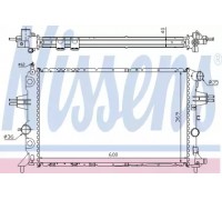 Радиатор, охлаждение двигателя NISSENS 63249A 63249A NISSENS - купить в магазине запчастей по Украине
