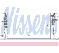 Радиатор, охлаждение двигателя NISSENS 637607 637607 NISSENS - купить в магазине запчастей по Украине