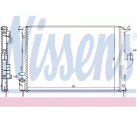 Радиатор, охлаждение двигателя NISSENS 637612 637612 NISSENS - купить в магазине запчастей по Украине