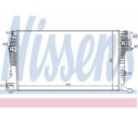 Радиатор, охлаждение двигателя NISSENS 637617 637617 NISSENS - купить в магазине запчастей по Украине