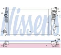 Радиатор, охлаждение двигателя NISSENS 637647 637647 NISSENS - купить в магазине запчастей по Украине