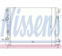 Радиатор, охлаждение двигателя NISSENS 637931 637931 NISSENS - купить в магазине запчастей по Украине