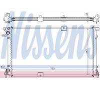 Радиатор, охлаждение двигателя NISSENS 63818A 63818A NISSENS - купить в магазине запчастей по Украине