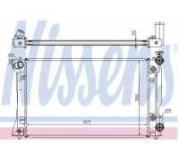 Радиатор, охлаждение двигателя NISSENS 64668A 64668A NISSENS - купить в магазине запчастей по Украине