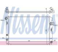 Радиатор, охлаждение двигателя NISSENS 646873 646873 NISSENS - купить в магазине запчастей по Украине