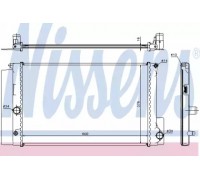 Радиатор, охлаждение двигателя NISSENS 64692 64692 NISSENS - купить в магазине запчастей по Украине