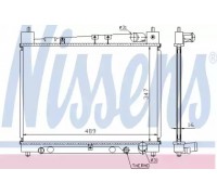Радиатор, охлаждение двигателя NISSENS 64798 64798 NISSENS - купить в магазине запчастей по Украине