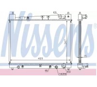 Радиатор, охлаждение двигателя NISSENS 64799 64799 NISSENS - купить в магазине запчастей по Украине
