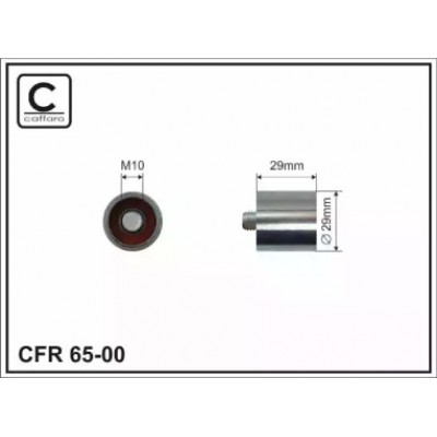 Паразитный / Ведущий ролик, зубчатый ремень 6500 CAFFARO - купить в магазине запчастей по Украине