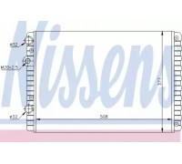 Радиатор, охлаждение двигателя NISSENS 652321 652321 NISSENS - купить в магазине запчастей по Украине