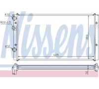 Радиатор, охлаждение двигателя NISSENS 65248 65248 NISSENS - купить в магазине запчастей по Украине