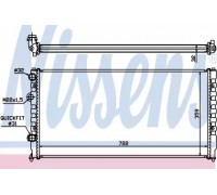 Радиатор, охлаждение двигателя NISSENS 65252 65252 NISSENS - купить в магазине запчастей по Украине