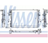 Радиатор, охлаждение двигателя NISSENS 65282A 65282A NISSENS - купить в магазине запчастей по Украине