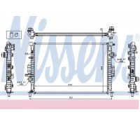 Радиатор, охлаждение двигателя NISSENS 65615A 65615A NISSENS - купить в магазине запчастей по Украине