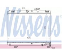 Радиатор, охлаждение двигателя NISSENS 66624 66624 NISSENS - купить в магазине запчастей по Украине