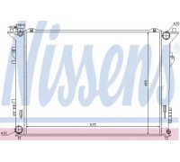 Радиатор, охлаждение двигателя NISSENS 66998 66998 NISSENS - купить в магазине запчастей по Украине