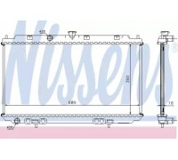 Радиатор, охлаждение двигателя NISSENS 67350A 67350A NISSENS - купить в магазине запчастей по Украине