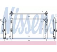 Радиатор, охлаждение двигателя NISSENS 67359 67359 NISSENS - купить в магазине запчастей по Украине